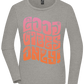 Good Vibes Design - Premium Women´s long sleeve t-shirt_ORION GREY_front