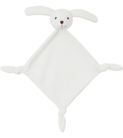 Plush Rabbit Sucking Towel_WHITE_front