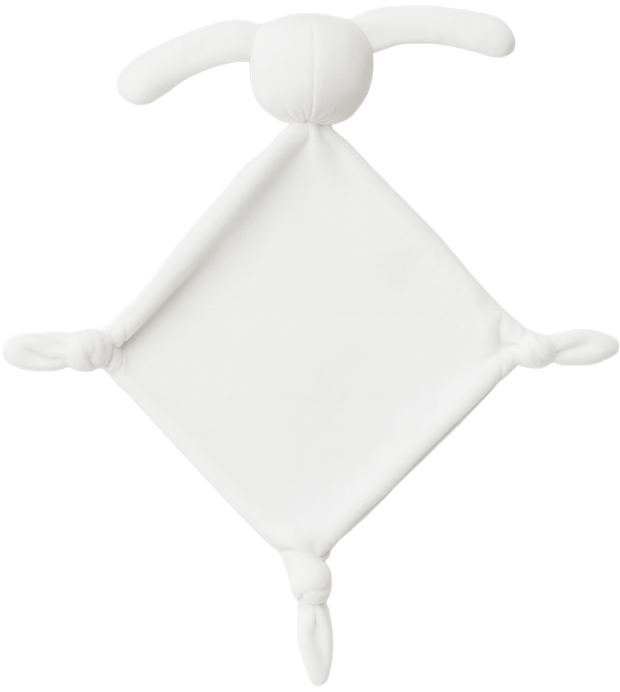 Plush Rabbit Sucking Towel_WHITE_back