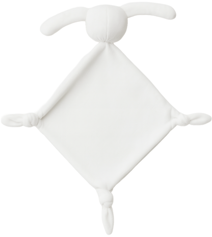 Plush Rabbit Sucking Towel_WHITE_back