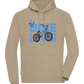 Bike Lover BMX Design - Comfort unisex hoodie_KHAKI_front