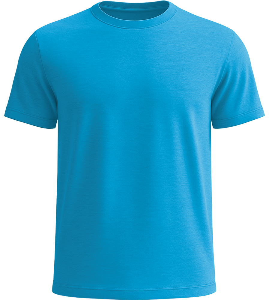 Basic unisex recycled t-shirt_AQUA_front