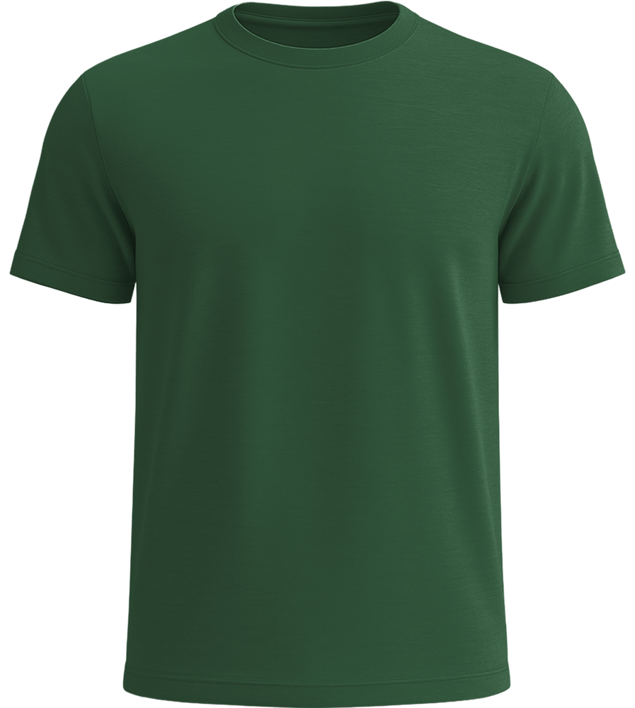 Basic unisex recycled t-shirt_BOTTLE GREEN_front