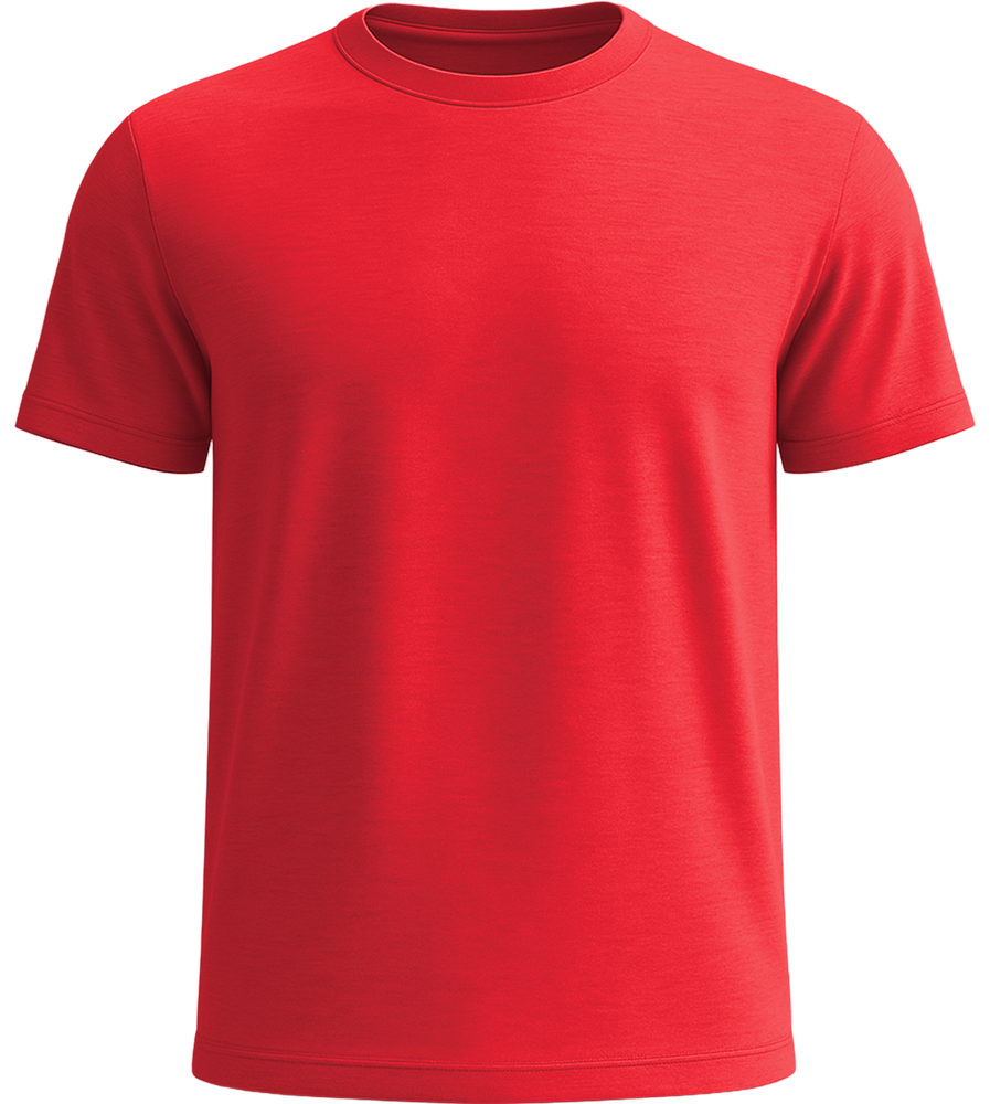 Basic unisex recycled t-shirt_BRIGHT RED_front