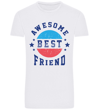 Awesome BFF Design - Basic Unisex T-Shirt_WHITE_front