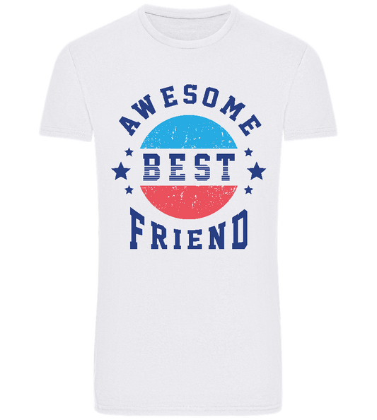 Awesome BFF Design - Basic Unisex T-Shirt_WHITE_front