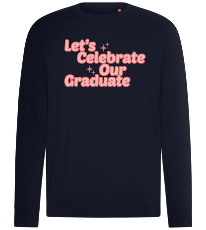 Let's Celebrate Our Graduate Design - Comfort unisex sweater_FRENCH NAVY_front