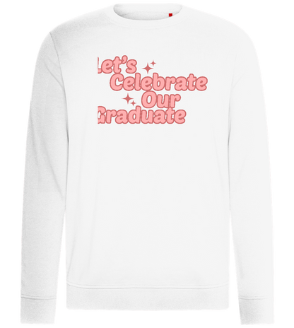 Let's Celebrate Our Graduate Design - Comfort unisex sweater_WHITE_front