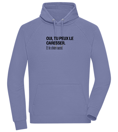 Tu Peux le Caresser Design - Comfort unisex hoodie_BLUE_front