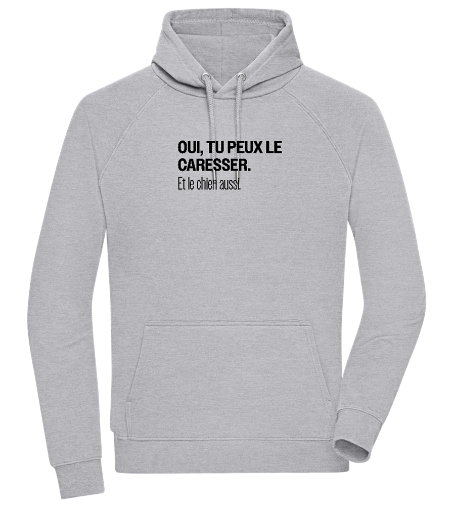 Tu Peux le Caresser Design - Comfort unisex hoodie_ORION GREY II_front