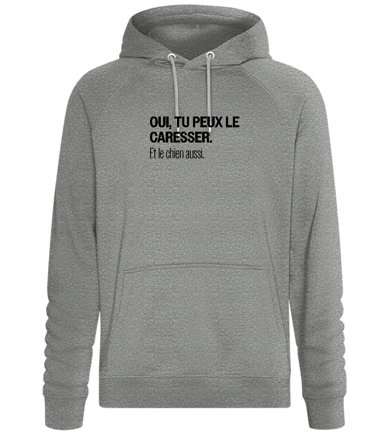 Tu Peux le Caresser Design - Comfort unisex hoodie_ORION GREY II_front