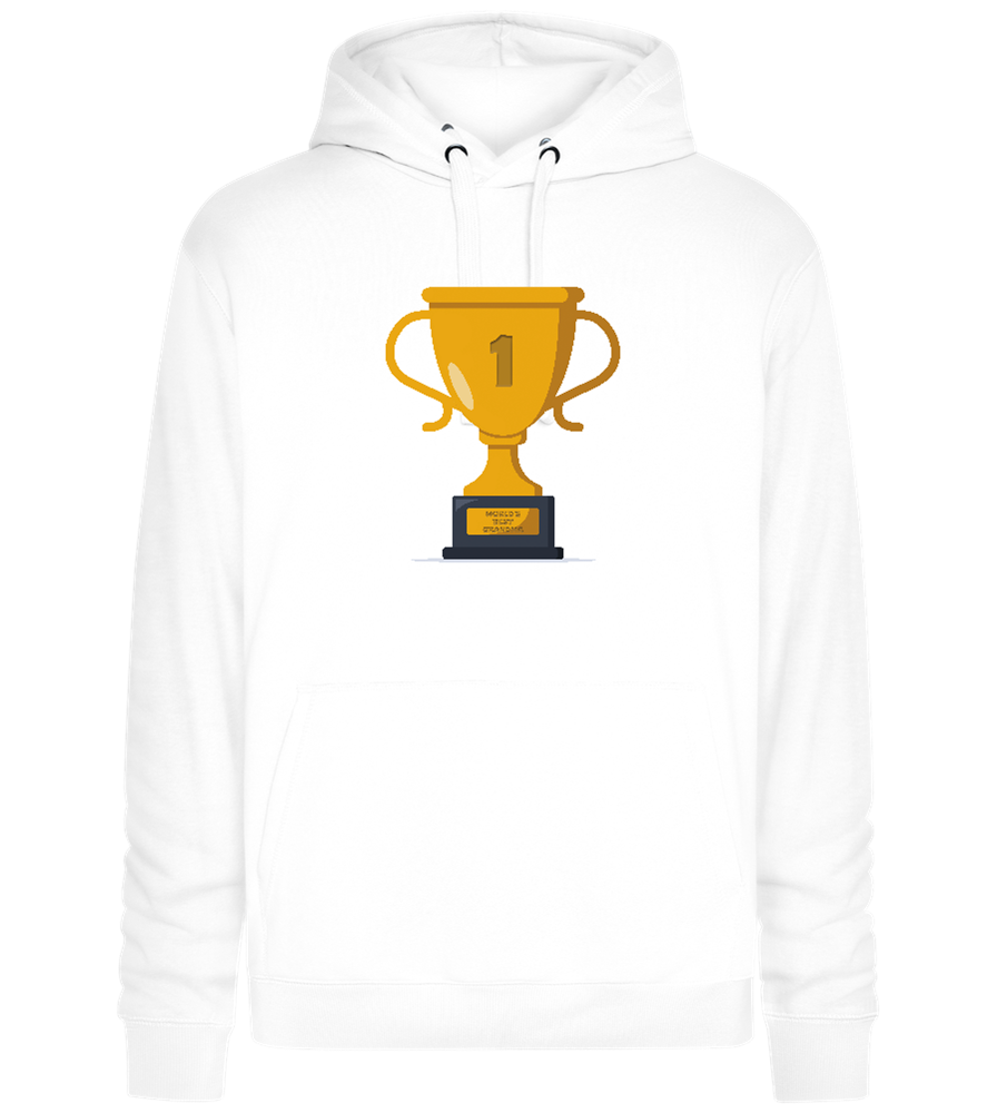 #1 Grandma Design - Premium unisex hoodie_WHITE_front