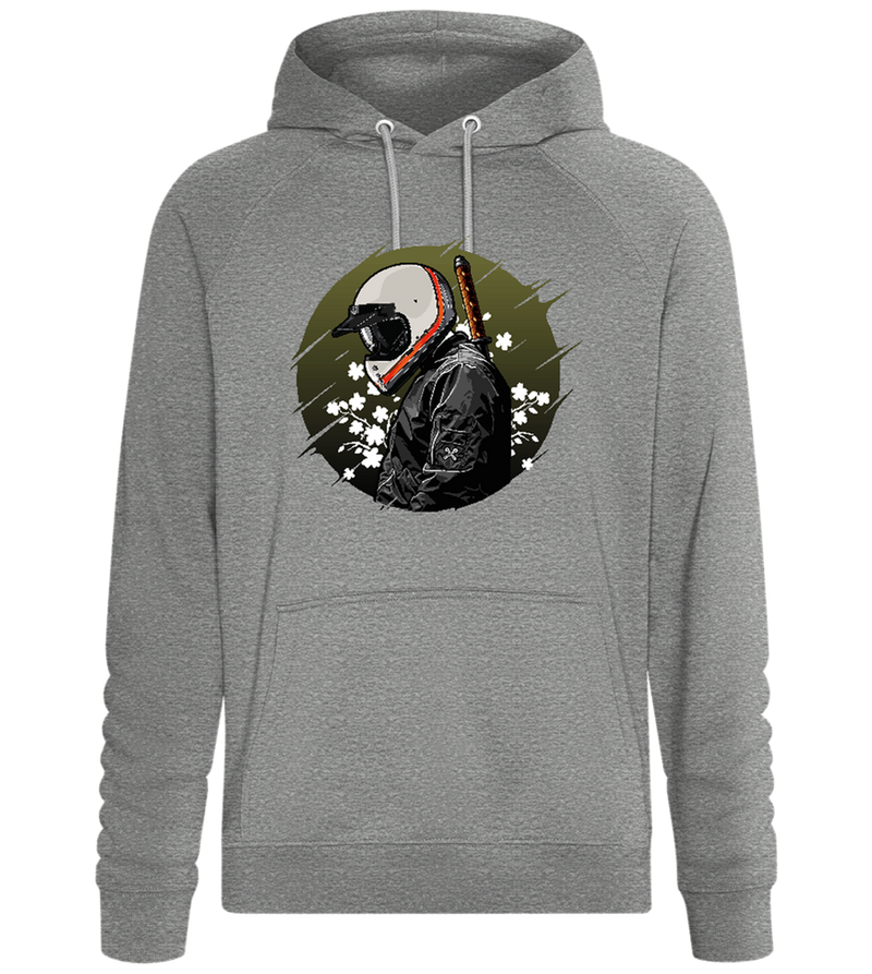 Samurai Bike Design - Comfort unisex hoodie_ORION GREY II_front