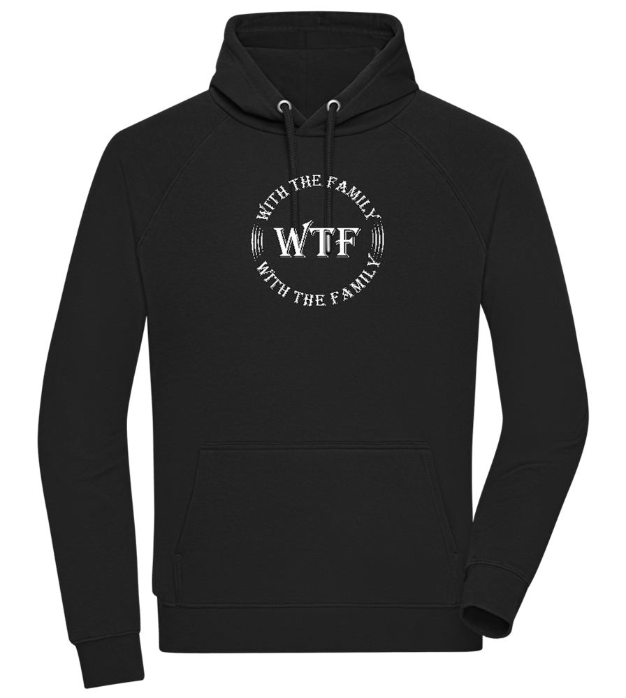 WTF With The Family Design - Comfort unisex hoodie_BLACK_front