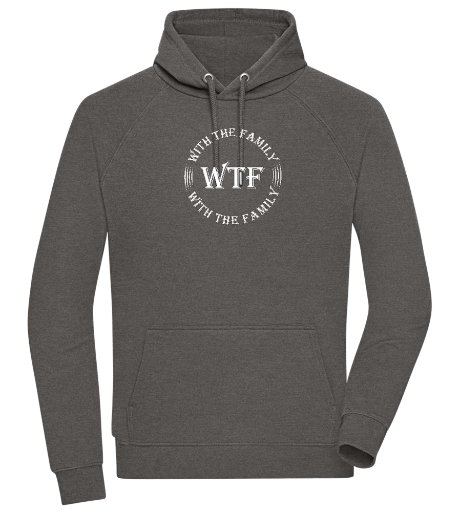 WTF With The Family Design - Comfort unisex hoodie_CHARCOAL CHIN_front