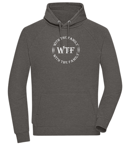 WTF With The Family Design - Comfort unisex hoodie_CHARCOAL CHIN_front