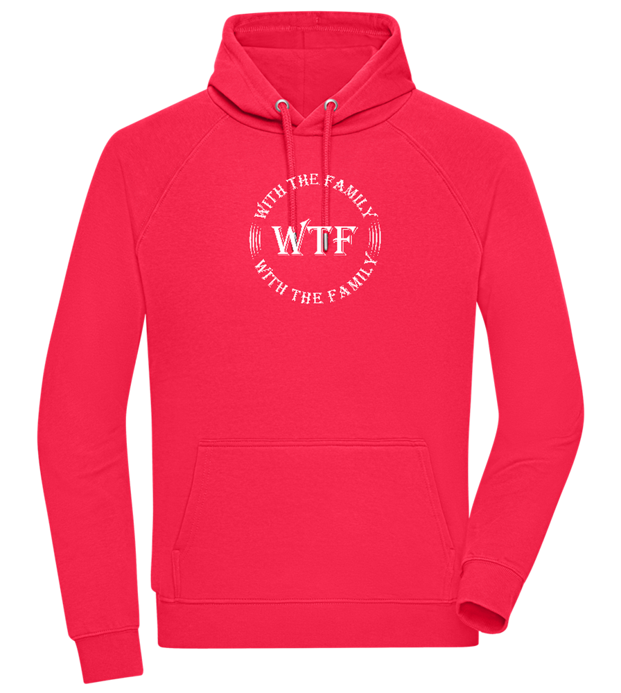 WTF With The Family Design - Comfort unisex hoodie_RED_front