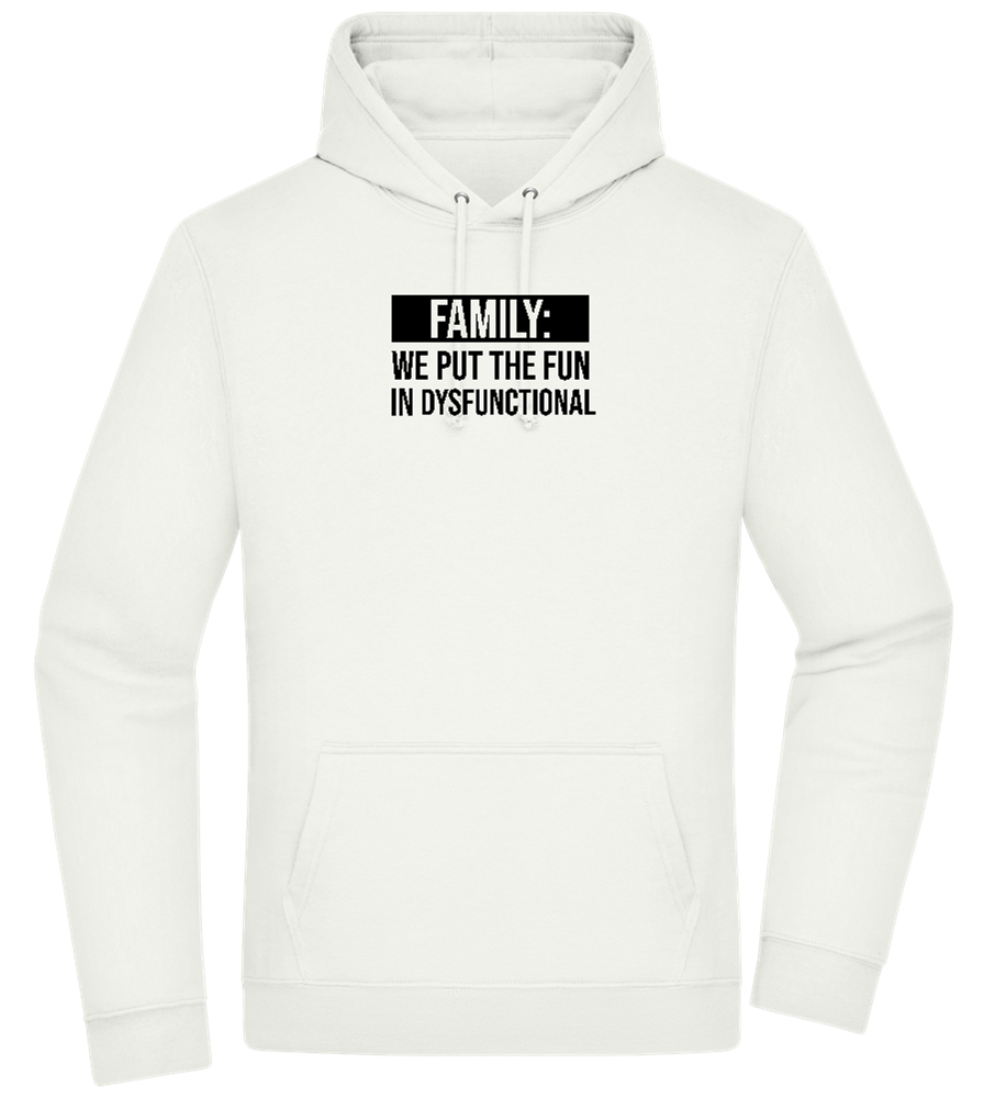 Fun in Dysfunctional Design - Premium Essential Unisex Hoodie_CREAMY GREEN_front