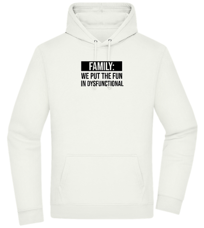 Fun in Dysfunctional Design - Premium Essential Unisex Hoodie_CREAMY GREEN_front