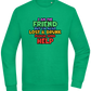 I am the Friend Design - Comfort Essential Unisex Sweater_MEADOW GREEN_front