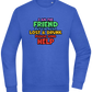 I am the Friend Design - Comfort Essential Unisex Sweater_ROYAL_front