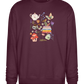 Autumn Vibes Design - Comfort Essential Unisex Sweater_BORDEAUX_front