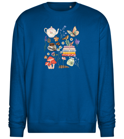 Autumn Vibes Design - Comfort Essential Unisex Sweater_ROYAL_front