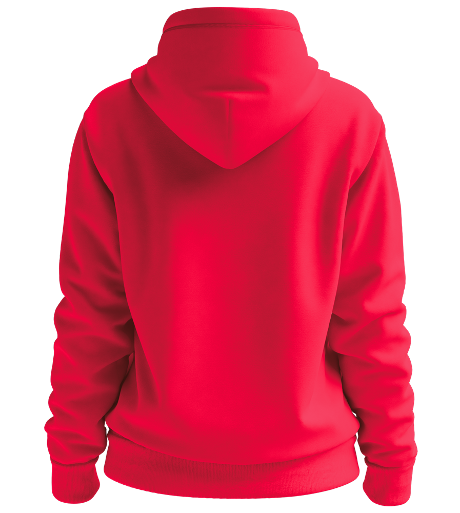 La Jefa del Caos Design - Premium women's hoodie_RED_back