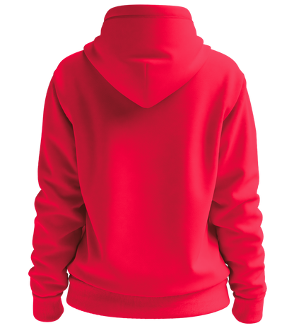 La Jefa del Caos Design - Premium women's hoodie_RED_back