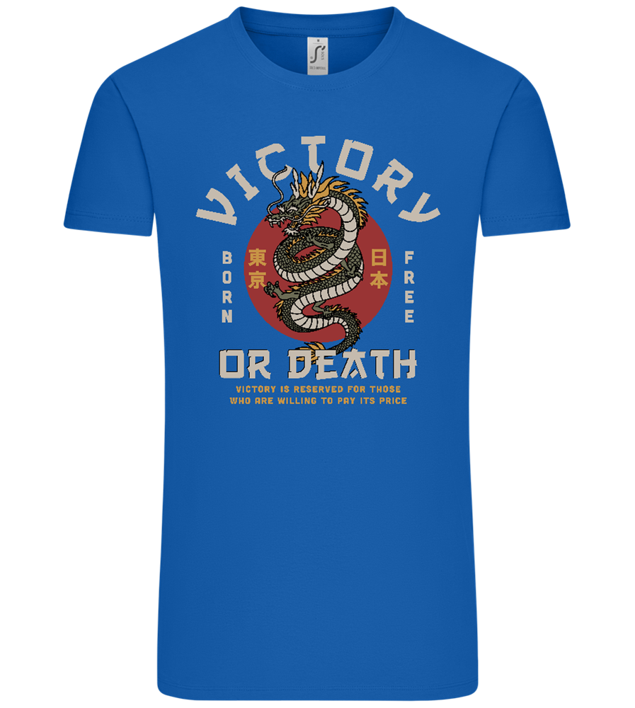 Victory Dragon Design - Comfort Unisex T-Shirt_ROYAL_front