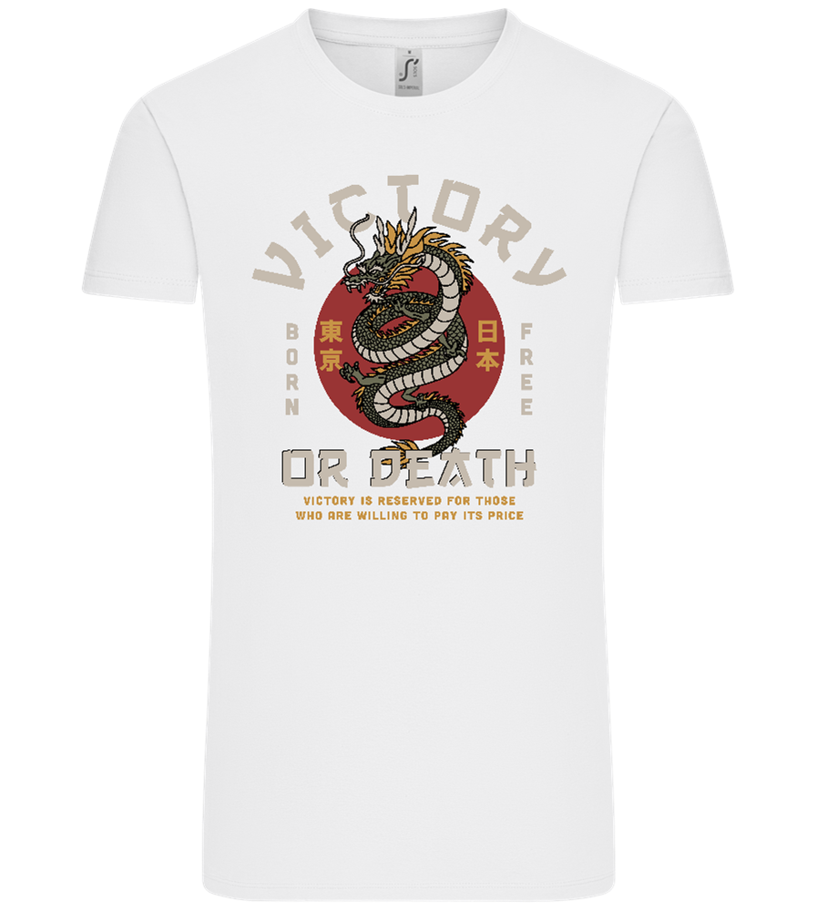 Victory Dragon Design - Comfort Unisex T-Shirt_WHITE_front