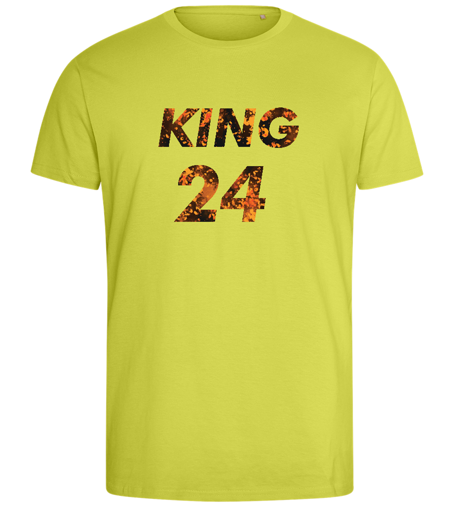 KING 24 Design - Comfort men's fitted t-shirt_GREEN APPLE_front