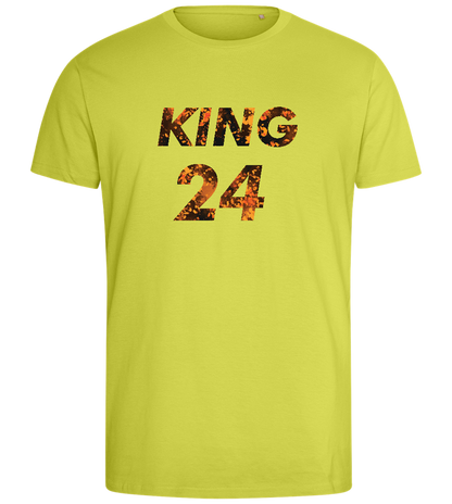 KING 24 Design - Comfort men's fitted t-shirt_GREEN APPLE_front