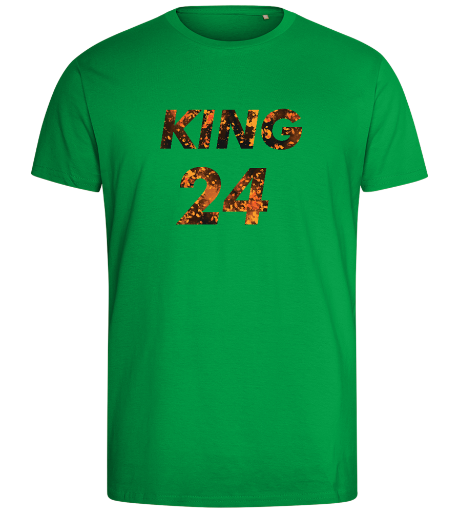 KING 24 Design - Comfort men's fitted t-shirt_MEADOW GREEN_front