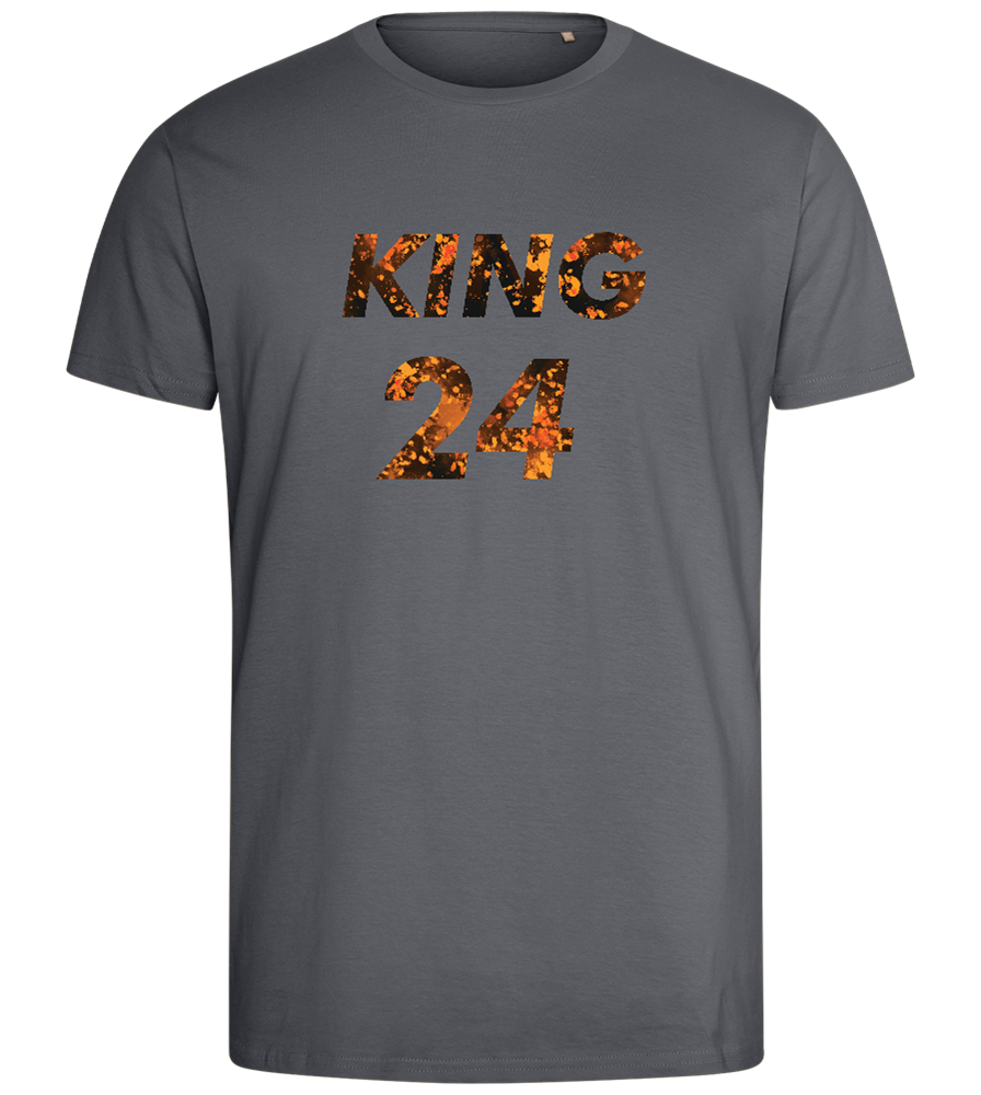 KING 24 Design - Comfort men's fitted t-shirt_MOUSE GREY_front