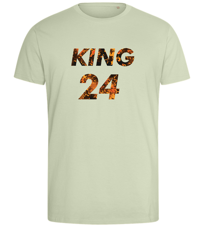 KING 24 Design - Comfort men's fitted t-shirt_SILESTONE_front