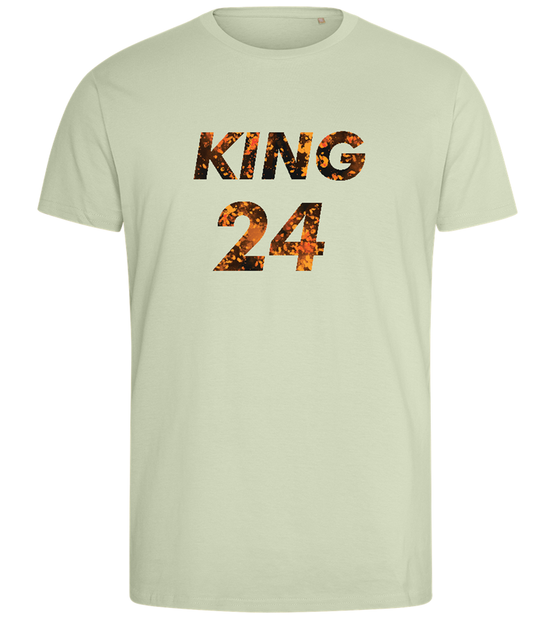 KING 24 Design - Comfort men's fitted t-shirt_SILESTONE_front