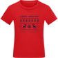 8-Bit Christmas Design - Comfort kids fitted t-shirt_RED_front