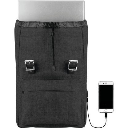 Laptop Backpack with USB (15")_BLACK_DETAILEDIMAGE_front_2