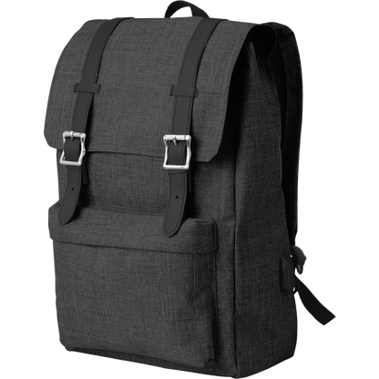 Laptop Backpack with USB (15")_BLACK_DETAILEDIMAGE_front_1