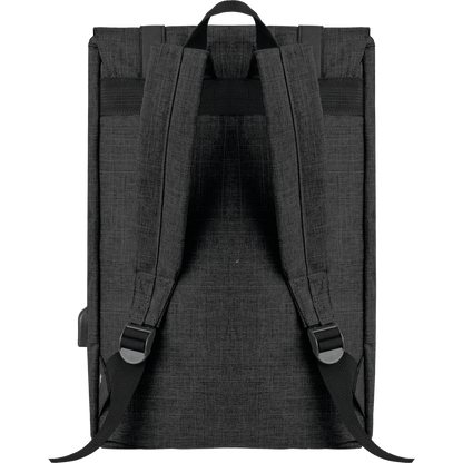 Laptop Backpack with USB (15")_BLACK_DETAILEDIMAGE_front_3