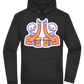 Two Skeleton Beers Design - Premium Essential Unisex Hoodie_BLACK_front