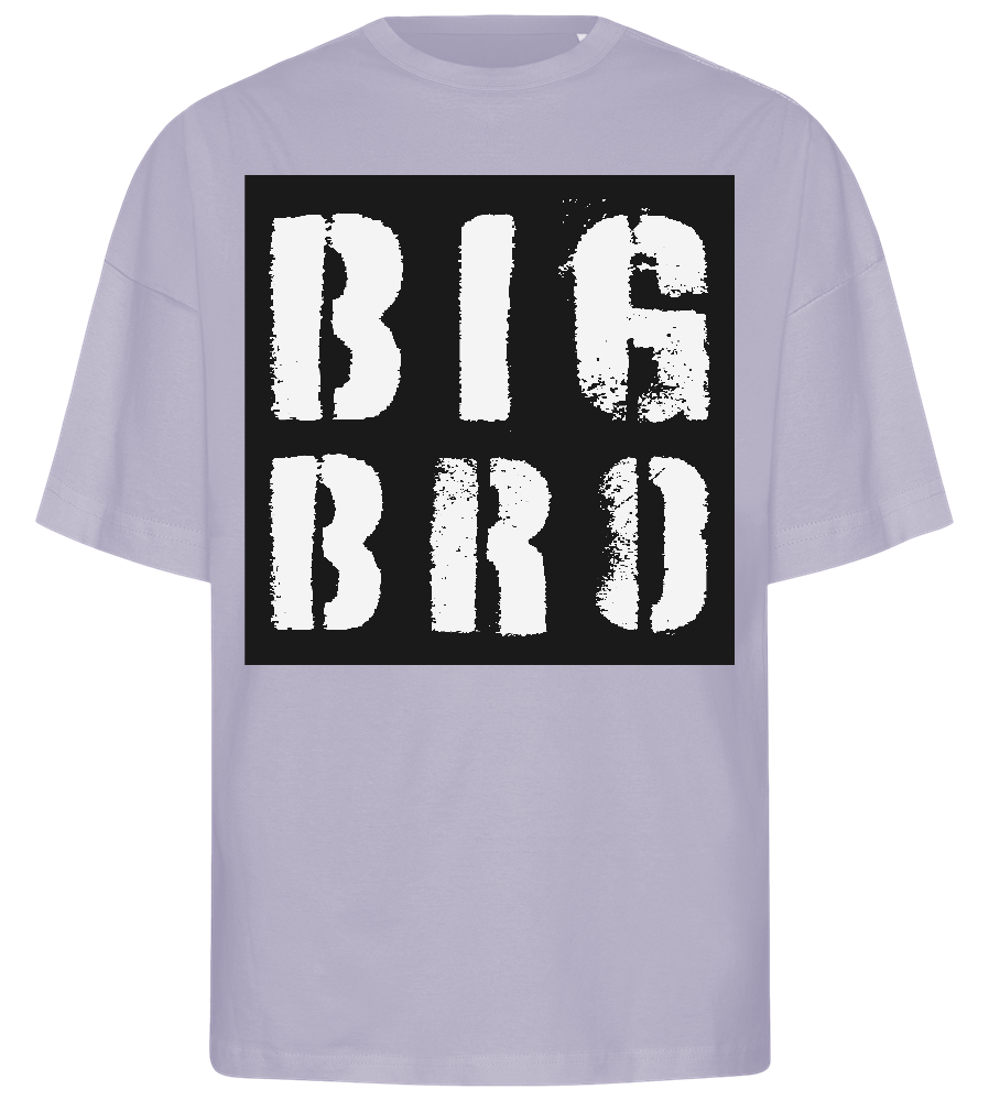 Grunge Big Bro Design - Premium men's oversized t-shirt_LILAK_front