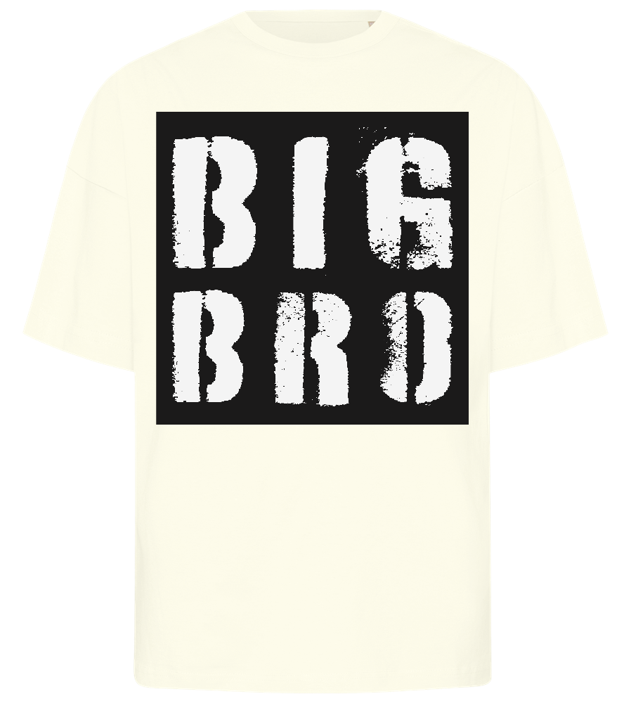 Grunge Big Bro Design - Premium men's oversized t-shirt_OFF-WHITE_front