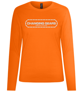 Changing Gears Design - Premium Women´s long sleeve t-shirt