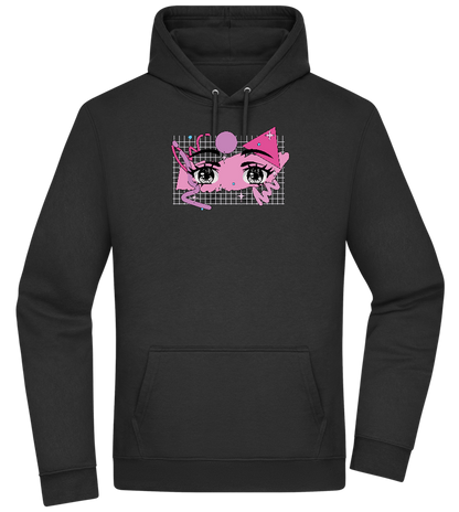 Fancy Eyes Design - Premium Essential Unisex Hoodie_BLACK_front