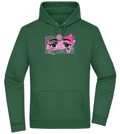 Fancy Eyes Design - Premium Essential Unisex Hoodie_GREEN BOTTLE_front