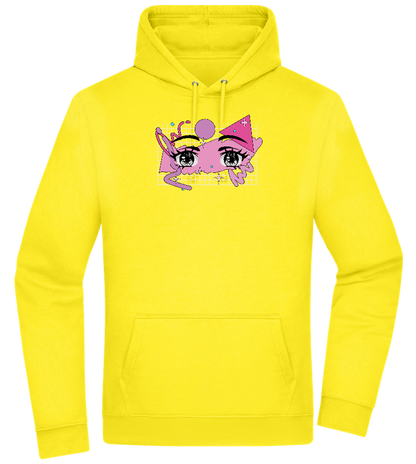 Fancy Eyes Design - Premium Essential Unisex Hoodie_YELLOW_front