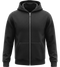 Premium Unisex Hooded Zip Sweatshirt_BLACK_front
