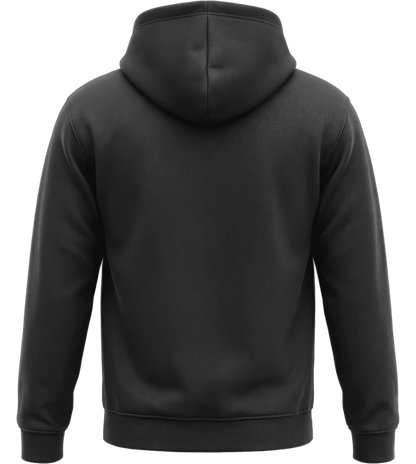 Premium Unisex Hooded Zip Sweatshirt_BLACK_back